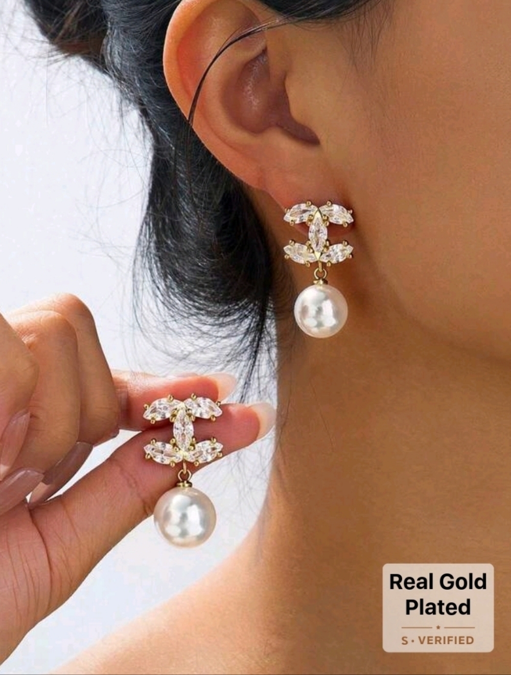 Chanel Style Earrings
